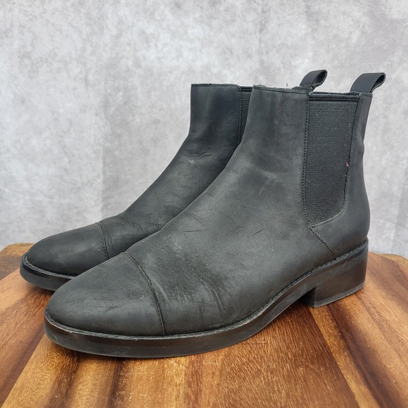 Cole Haan Chelsea Boots Womens 9 B Mara Grand Black Leather Waterproof Pull On - Picture 6 of 12